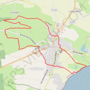 Trace GPS 1 - VDSC Trail Marche 10km, itinéraire, parcours