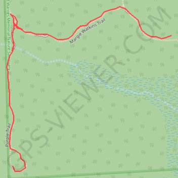Trace GPS Wilcox Warnes Nature Sanctuary Trails in Shelby Township, MI, itinéraire, parcours