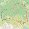 Trace GPS Lac de Peyrelade, itinéraire, parcours