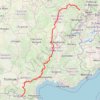 Trace GPS GR7 Des Vosges aux Pyrénées (2020), itinéraire, parcours
