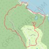 Trace GPS Coastal Hardwood Ridge Loop, itinéraire, parcours