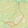 Trace GPS Munro hillwalk Carn Bhac, itinéraire, parcours