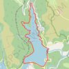 Trace GPS Lac de Villefort, itinéraire, parcours