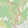 Trace GPS Saint Jeannet - Mouton d'Anou, itinéraire, parcours