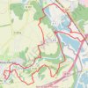 Trace GPS Boucle entre Souppes-sur-Loing et Château-Landon, itinéraire, parcours
