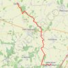 Trace GPS De l'Orvanne de Dollot à Villeneuve-la-Dondagre, itinéraire, parcours