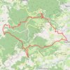 Trace GPS Circuit Vaugneray - Courzieu, itinéraire, parcours