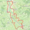 Trace GPS Les Coindrys, au départ de la Roulotte du Brionnais, itinéraire, parcours