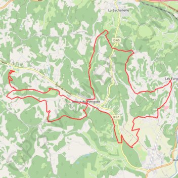 Trace GPS Au départ du Verdoyant - Thenon, itinéraire, parcours