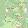 Trace GPS Versant Nord du Mont Lozère - Outlet - Auriac - Les Sagnes, itinéraire, parcours