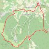 Trace GPS Vers Issirac, itinéraire, parcours