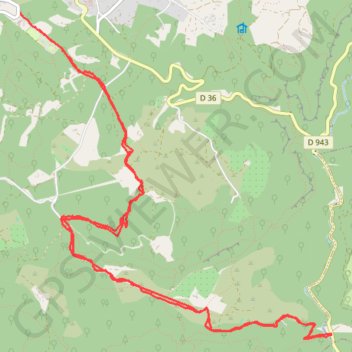 Trace GPS Bonnieux - Val du Loup, itinéraire, parcours