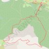 Trace GPS Cadieres de Brandis Depuis col des Leques, itinéraire, parcours
