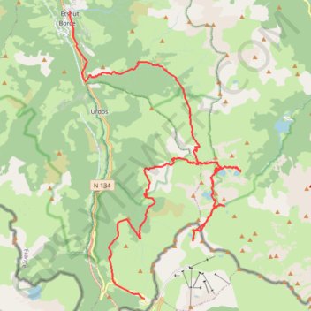 Trace GPS Les lacs d'Ayous dans le Parc National des Pyrénées en 3 jours, itinéraire, parcours