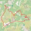 Trace GPS Montagnes de Rosis et d'Aret, itinéraire, parcours