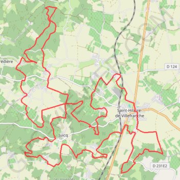 Trace GPS Saint Hilaire complet-8527064, itinéraire, parcours