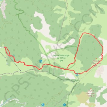 Trace GPS Saint Agnan en Vercors (38), itinéraire, parcours