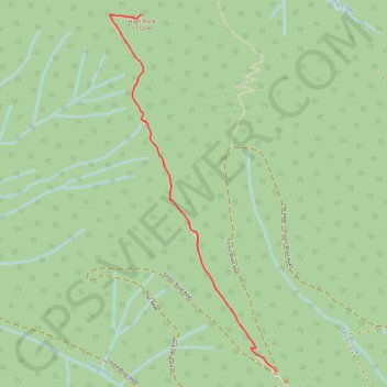 Trace GPS High Rock Lookout, itinéraire, parcours