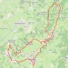 Trace GPS Autour du Lac des Sapins par Saint-Claude-Huissel, itinéraire, parcours