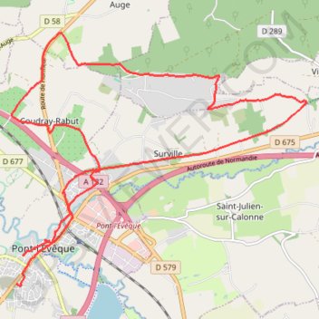 Trace GPS 2020-12-18 12:34:02 Jour, itinéraire, parcours