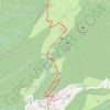 Trace GPS Le Mont Ouzon depuis le Col du Corbier, itinéraire, parcours