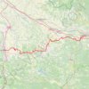 Trace GPS Carcassonne - Pamiers, itinéraire, parcours