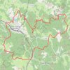 Trace GPS Autour de Saint-Sulpice-Laurière, itinéraire, parcours