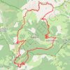 Trace GPS Mont Giraud, itinéraire, parcours