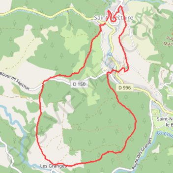 Trace GPS Le Puy d'Eraigne - Saint-Nectaire, itinéraire, parcours