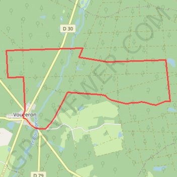 Trace GPS Des Bruyères aux Aubois, itinéraire, parcours
