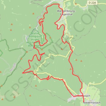 Trace GPS La Dernière Minute à Oberhaslasch, itinéraire, parcours