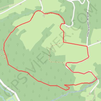 Trace GPS Chemins du Cœur des Vosges - La Sonray, itinéraire, parcours