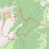 Trace GPS Mont Granier circuit depuis Chapareillan, itinéraire, parcours