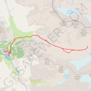 Trace GPS Vallon de Bonne Pierre, itinéraire, parcours