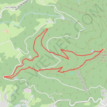 Trace GPS Massif de l'Ormont, itinéraire, parcours