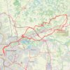 Trace GPS Lyon - Pérouges, itinéraire, parcours