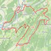 Trace GPS Les Ruines De Chenecey - Buillon, itinéraire, parcours