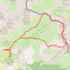 Trace GPS Mont Bal, Mont Aiga, Pel Brun, Mont des Fourches depuis le Camp des Fourches, itinéraire, parcours