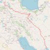 Trace GPS Iran border to Bandar Abbas (Port), itinéraire, parcours