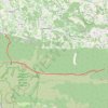 Trace GPS Oppede Barrière Foret de Cèdres, itinéraire, parcours
