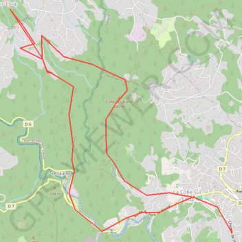 Trace GPS Montfort-tourette boucle, itinéraire, parcours