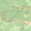 Trace GPS extratrail-stoumont-21km-rouge, itinéraire, parcours