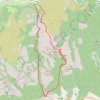 Trace GPS Gorges de Colombières, i tornada per le chemin des Fleysses, itinéraire, parcours