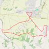 Trace GPS Course à pied sur Toussieu, itinéraire, parcours