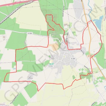 Trace GPS Bois de Clausonne et Costière - Meynes, itinéraire, parcours
