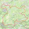 Trace GPS le Tour d'Olne, itinéraire, parcours