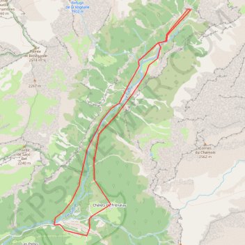 Trace GPS Samoëns, Cirque du Fer à Cheval, itinéraire, parcours
