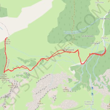 Trace GPS Pic de la Corne, itinéraire, parcours