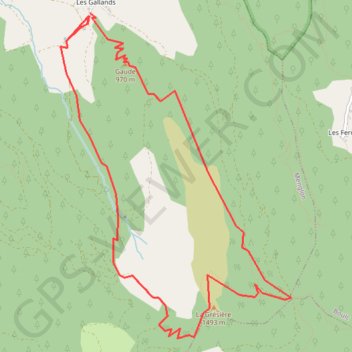 Trace GPS Saint Roman Glandasse, itinéraire, parcours
