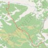 Trace GPS Troglav grebenom od Stance do Maglica, itinéraire, parcours